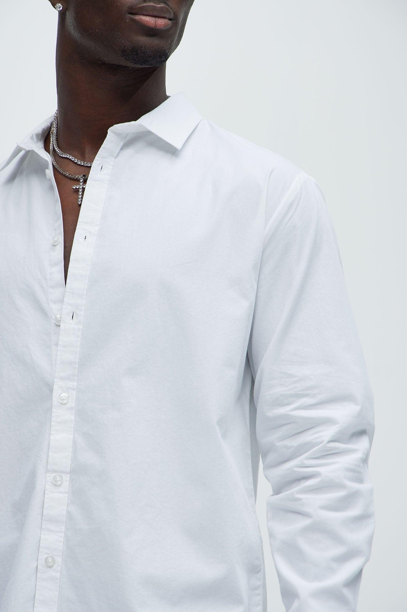 Ryland Button Up Shirt - White Product Image