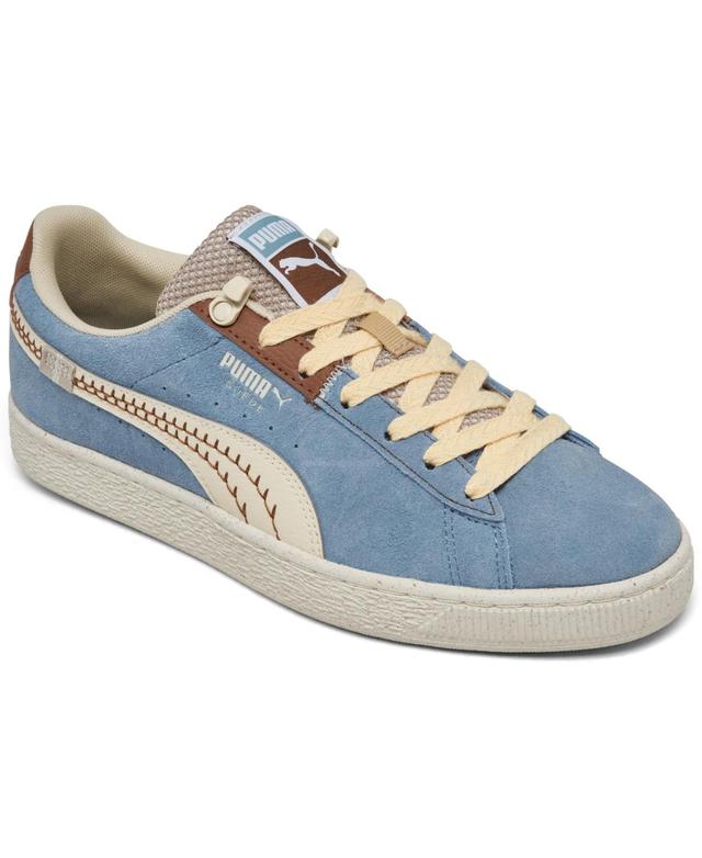 Mens PUMA Suede Expedition Athletic Shoe - Zen / Brown Mushroom Product Image