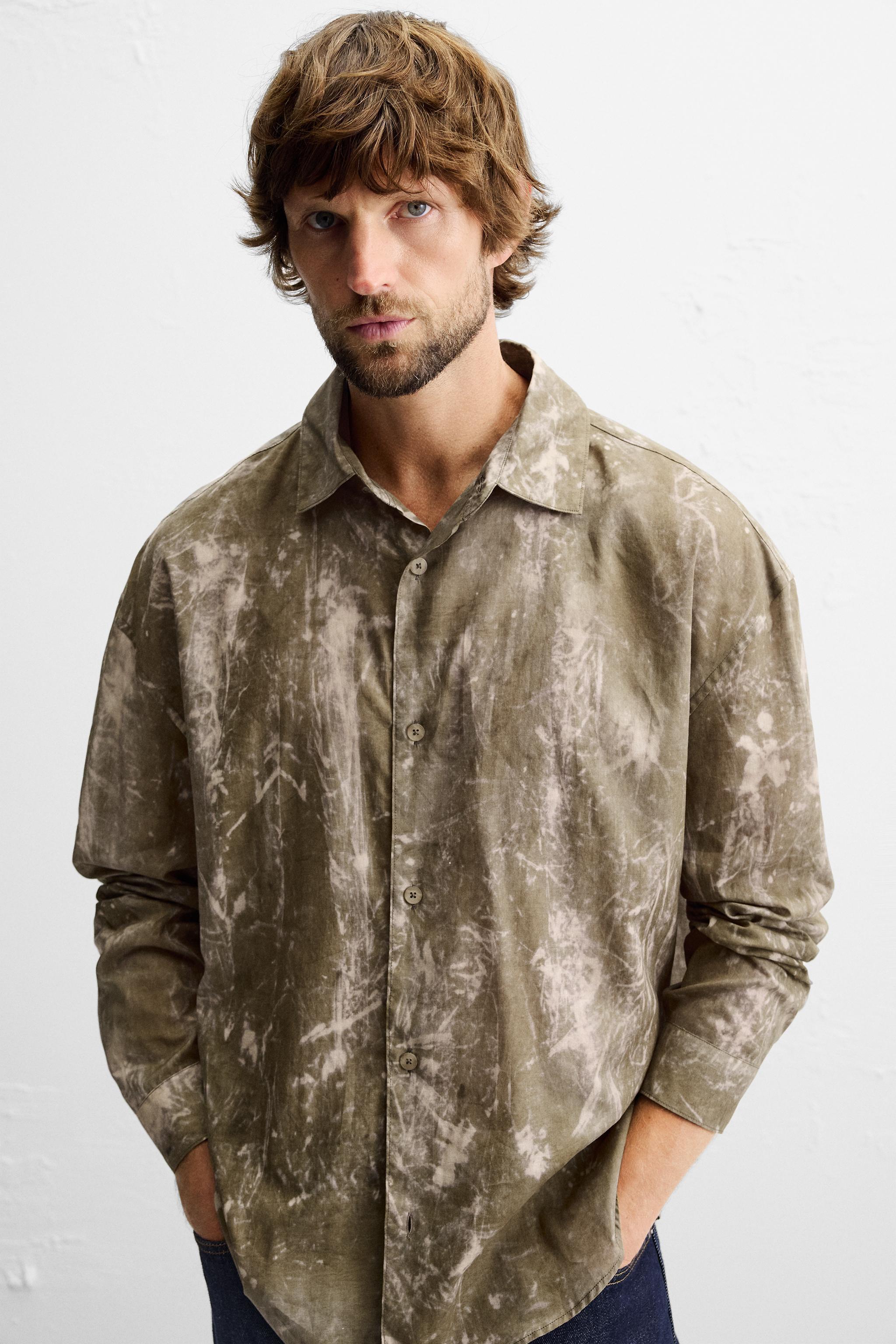 FLOWY TIE-DYE SHIRT Product Image