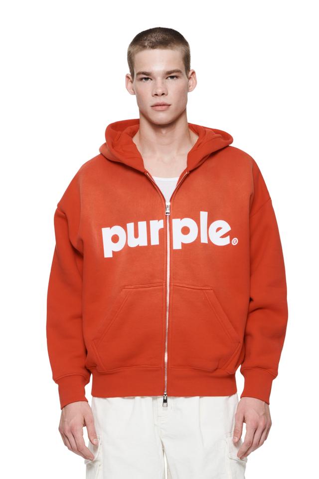 Lowercase Zip Up Hoodie Male Product Image