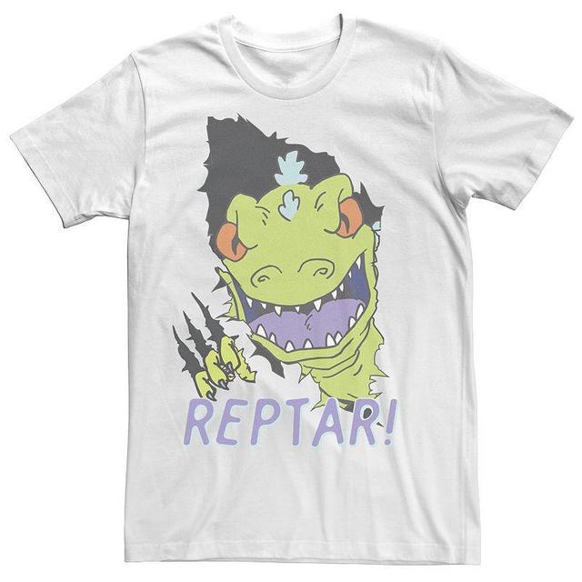 Mens Rugrats Reptar Breakthrough Tee White Product Image