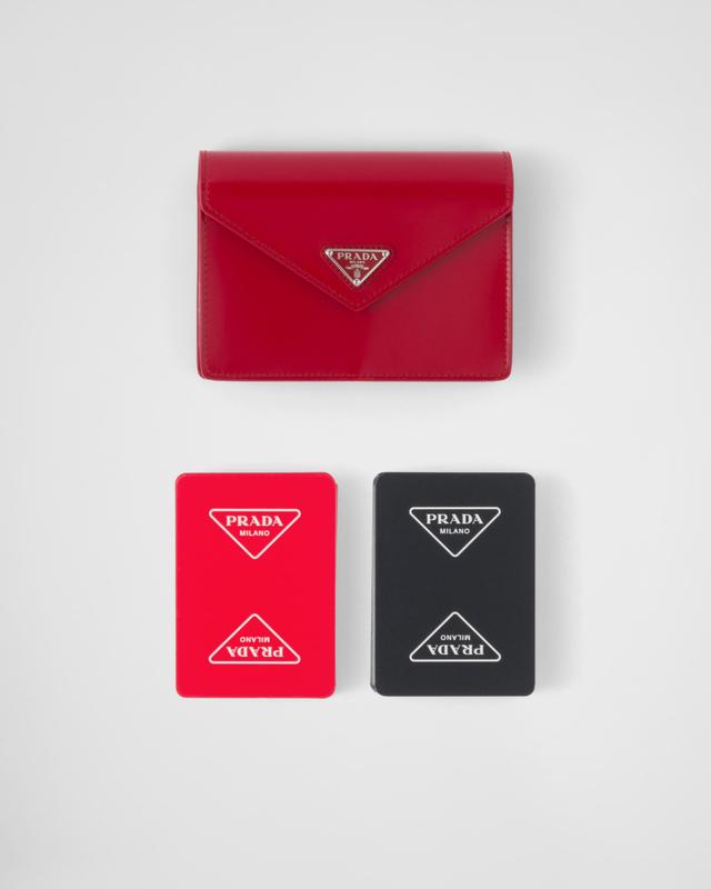 Playing cards with leather case Product Image