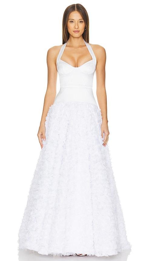 Lovers and Friends Mila Gown in White Product Image