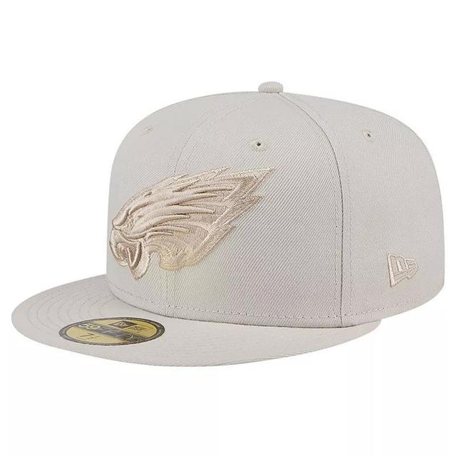 Mens New Era Stone Philadelphia Eagles Color Pack 59FIFTY Fitted Hat Product Image