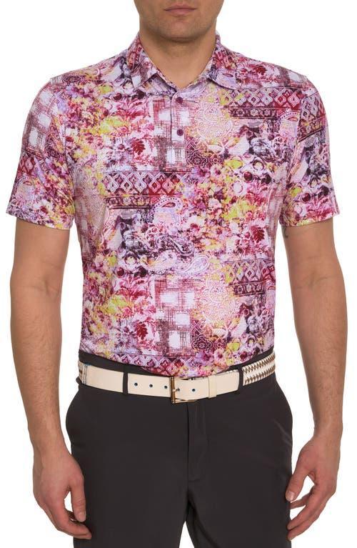 Mens Geneva Printed Short-Sleeve Polo Product Image