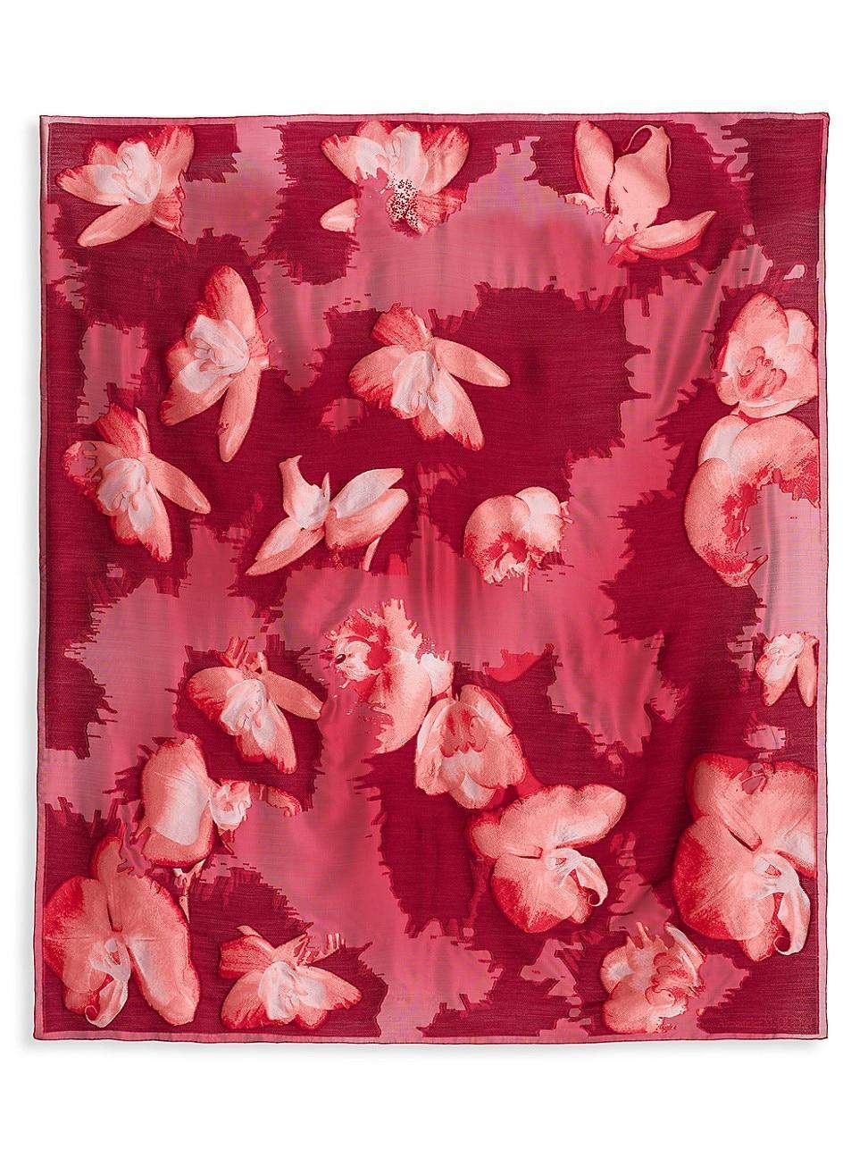 Womens Eatenaway Orchid Silk Scarf product image