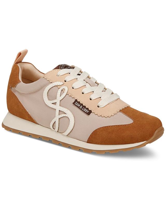 Sam and Libby Womens Rowen Lace Up Retro Sneakers Product Image