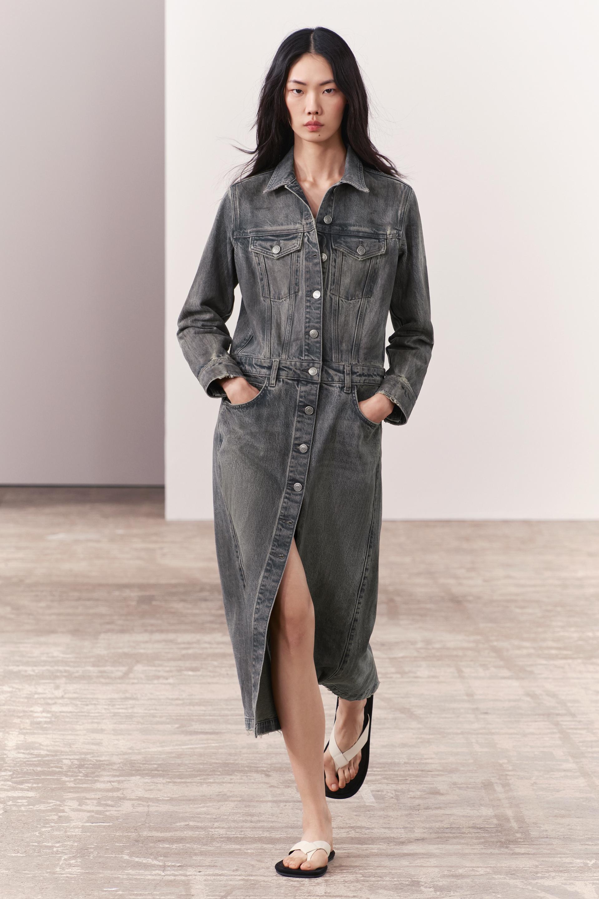 DENIM SHIRTDRESS ZW COLLECTION Product Image