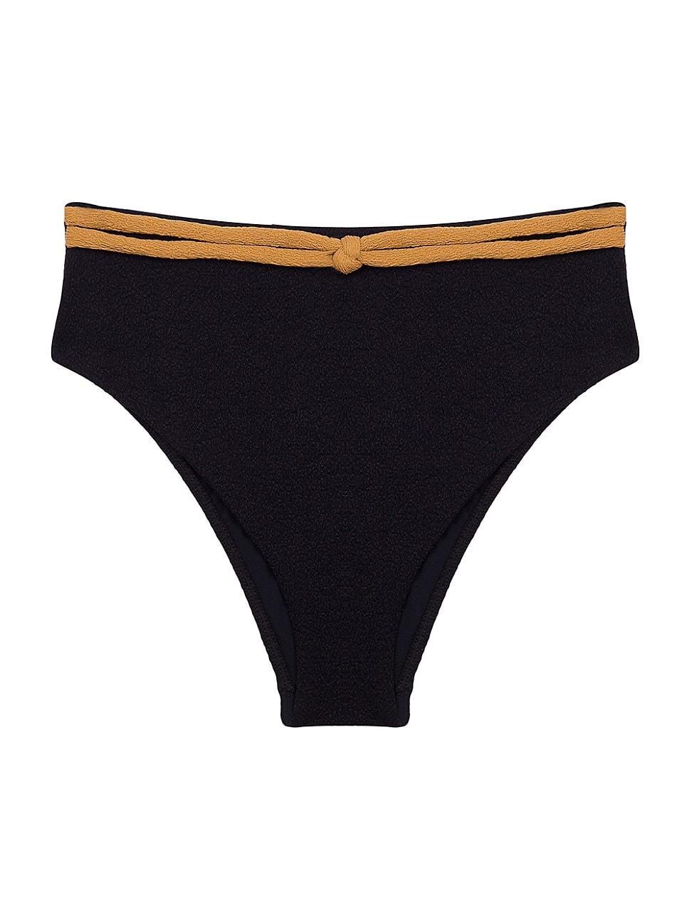 Womens Edie High-Waist Bikini Bottom Product Image