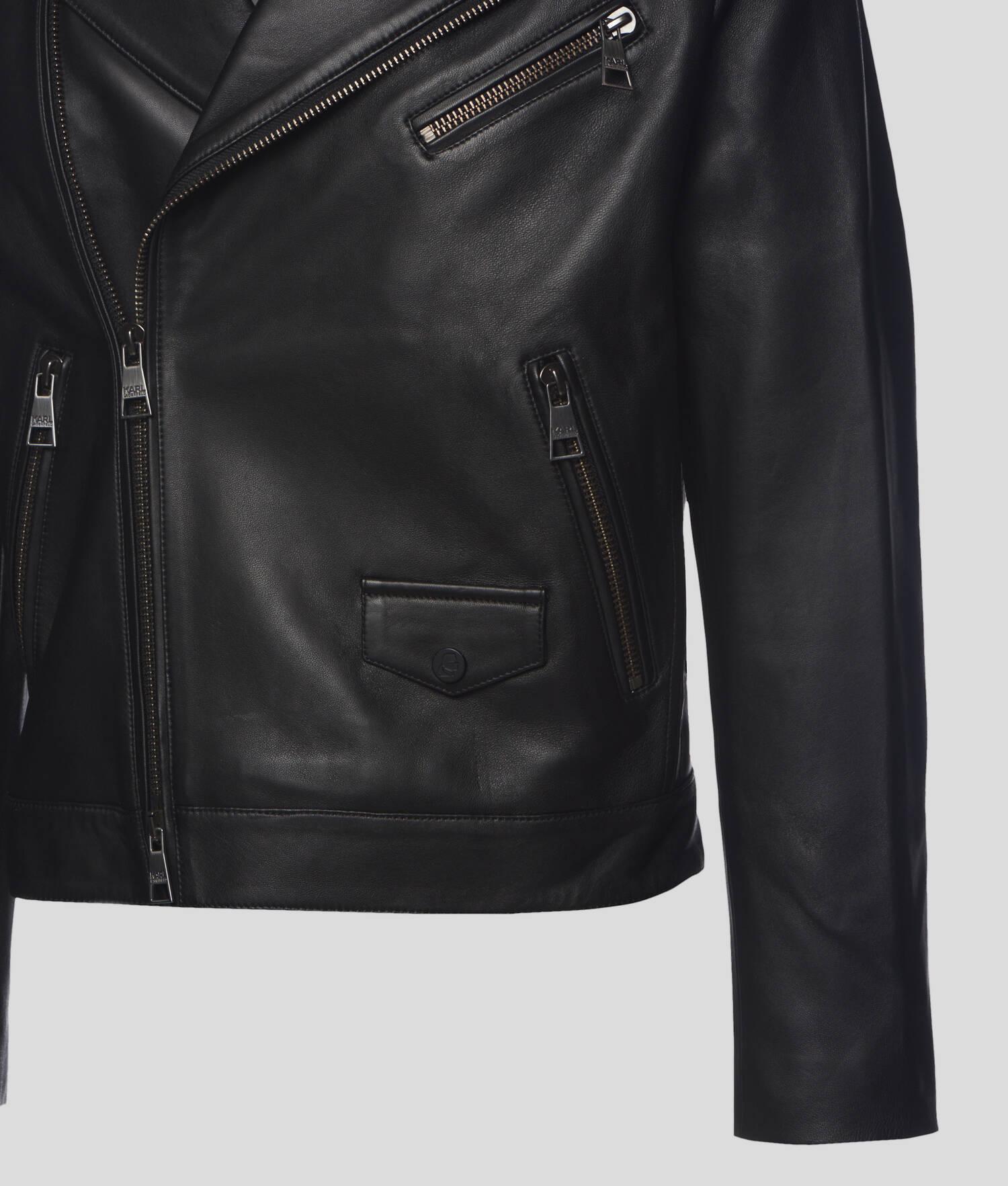 LEATHER BIKER JACKET Product Image