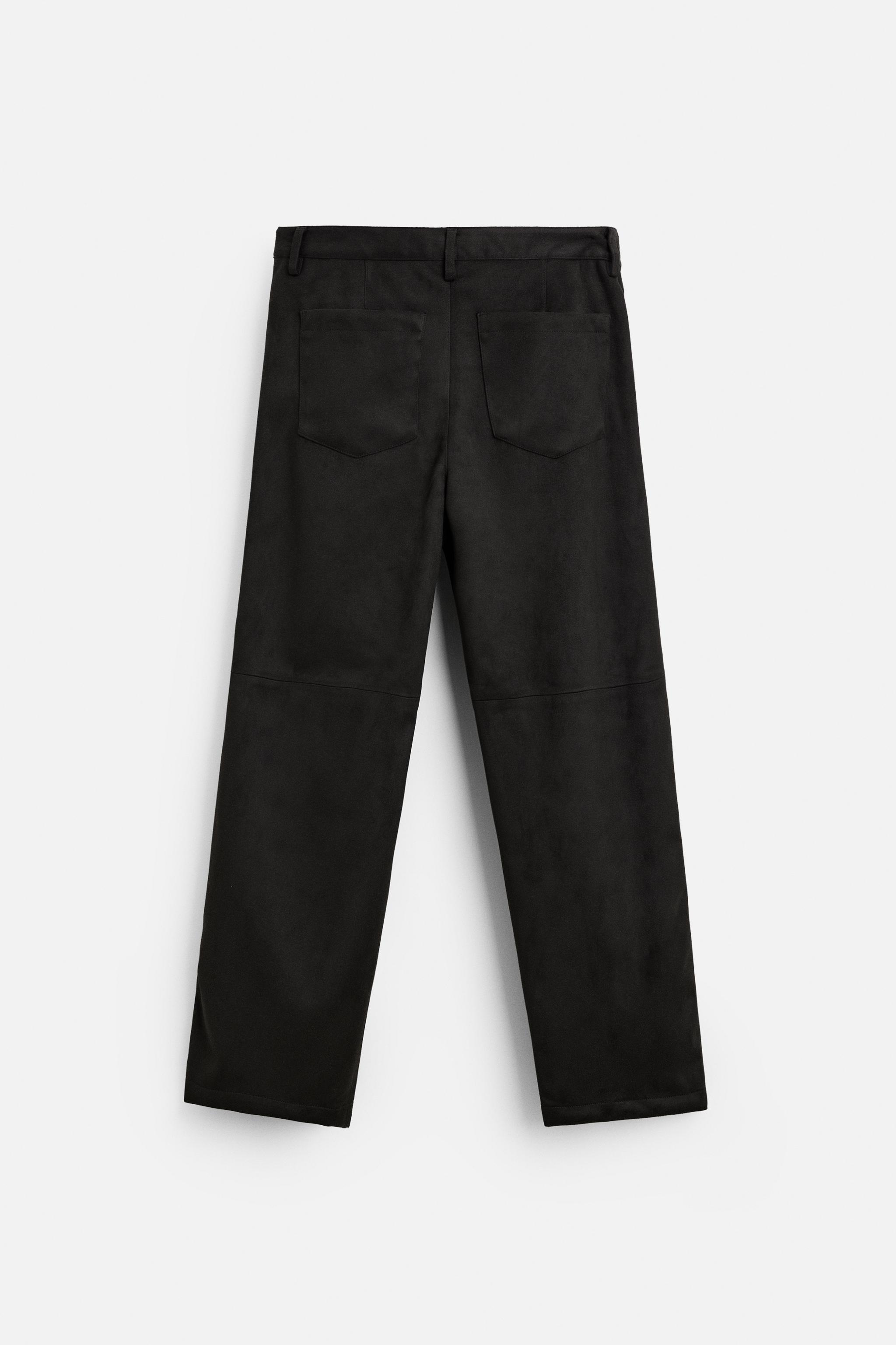 FAUX SUEDE PANTS Product Image