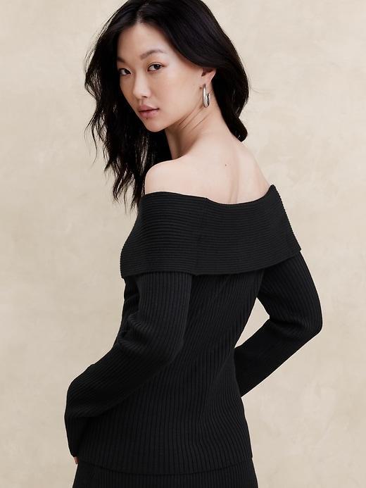 Off-Shoulder Sweater Product Image