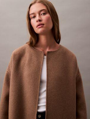 Cashmere Wool Blend Coat Product Image