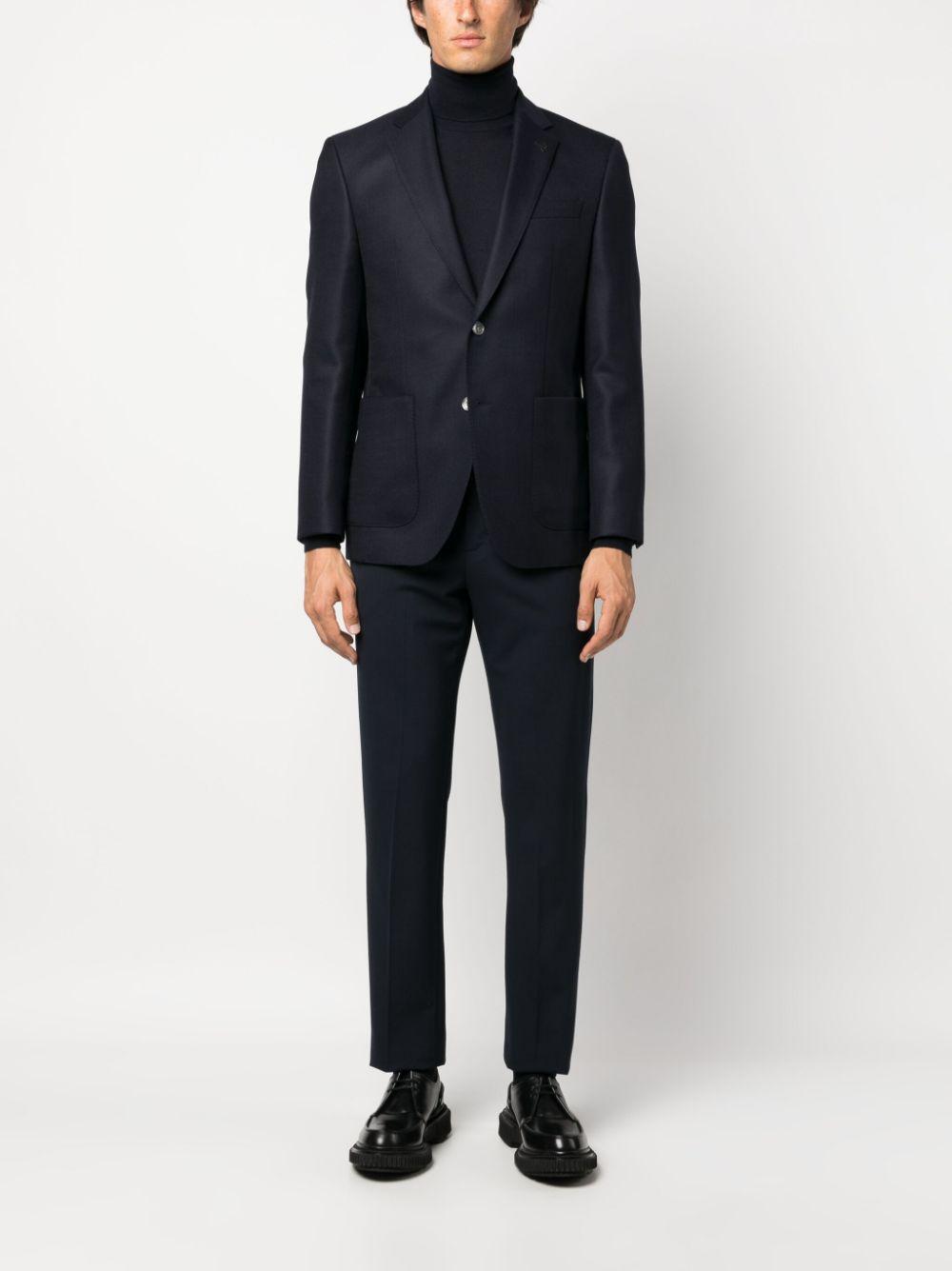 HUGO BOSS Single-breasted Cashmere Blazer In Blue Product Image