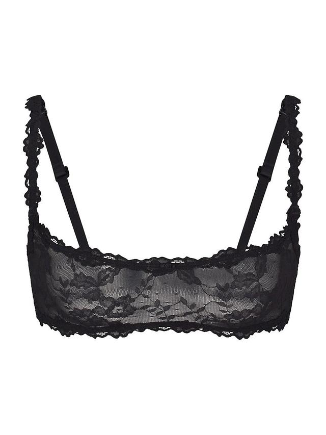 Womens Stretch Lace Scoop Bralette Product Image