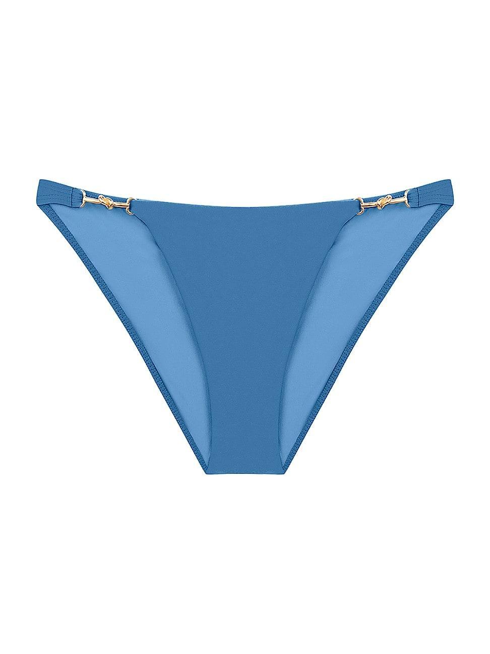 Solid Cora Detail Full Bikini Bottoms Product Image