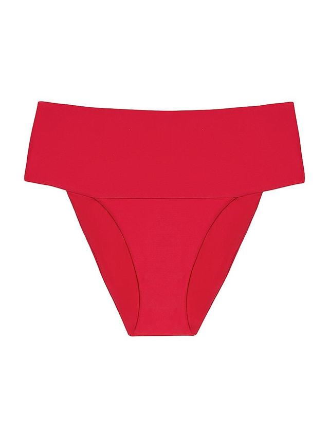 Womens Jessica High-Rise Full-Coverage Bikini Bottom Product Image