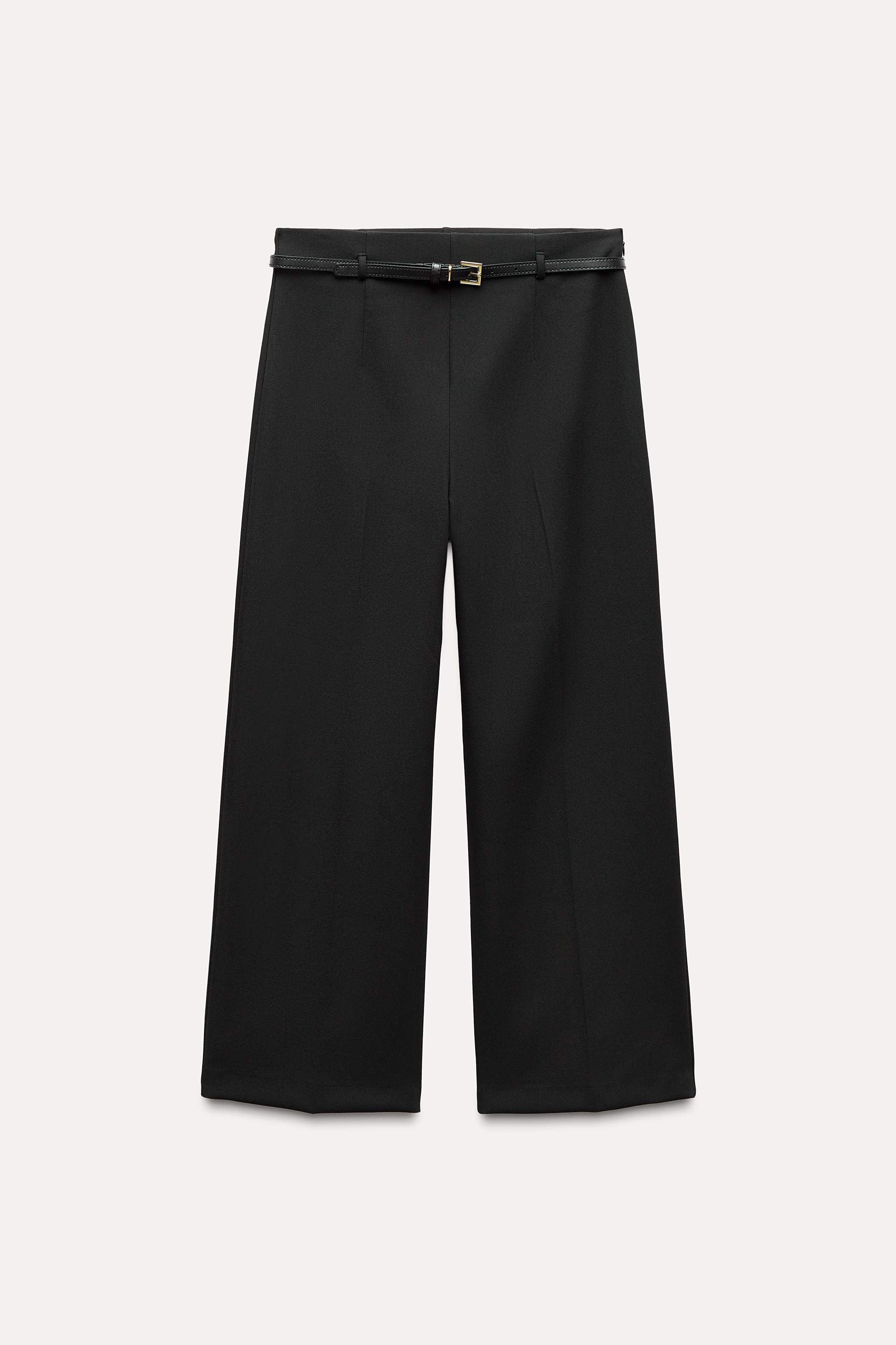 BELTED CULOTTE PANTS ZW COLLECTION Product Image