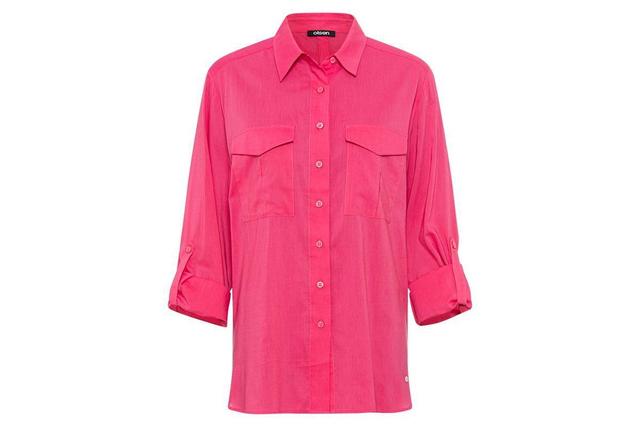 Olsen Womens Cotton Viscose Long Sleeve Shirt Product Image