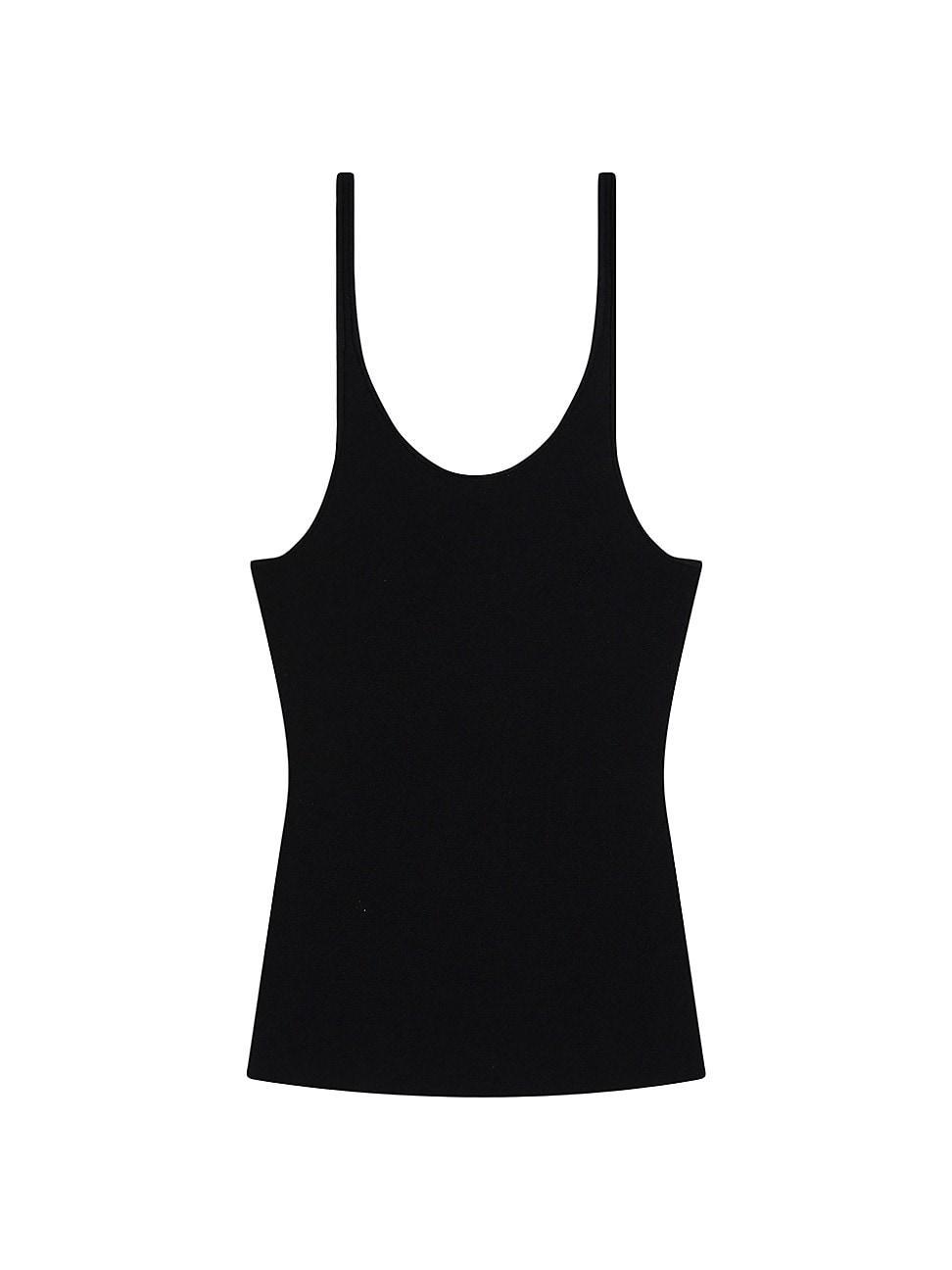 Womens Crepe Scoopneck Tank Product Image