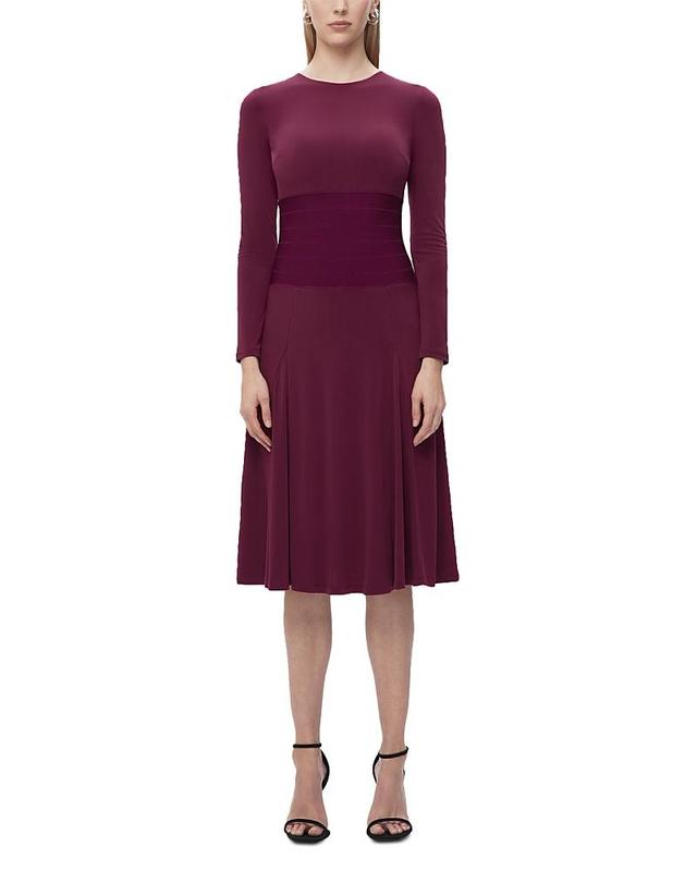 Womens Bandage Waist Jersey Midi-Dress Product Image