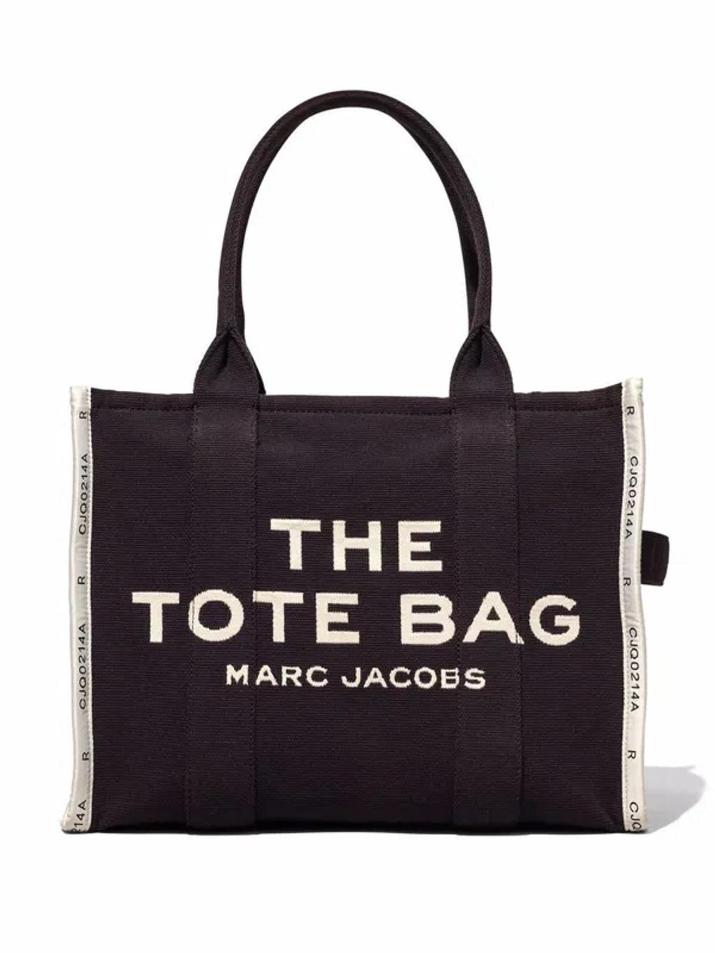 MARC JACOBS The Large Tote Canvas Bag In Black Product Image