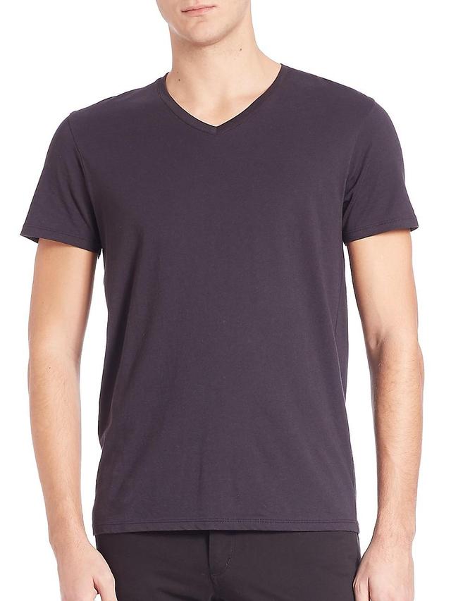 Vince Pima Cotton Slim Fit V-Neck T-Shirt Product Image