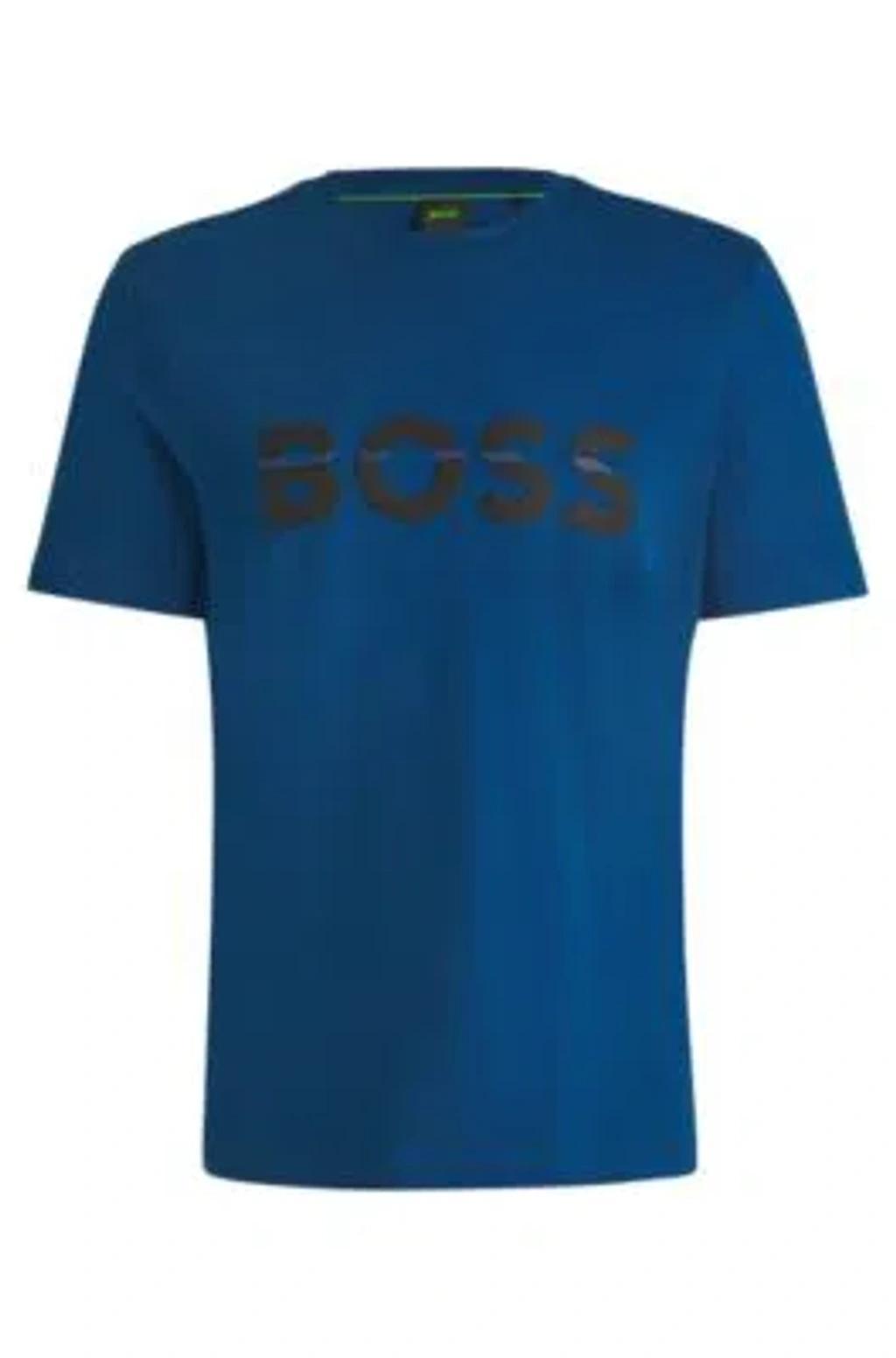 Boss by Hugo Boss Mens Logo Regular-Fit T-Shirt Product Image