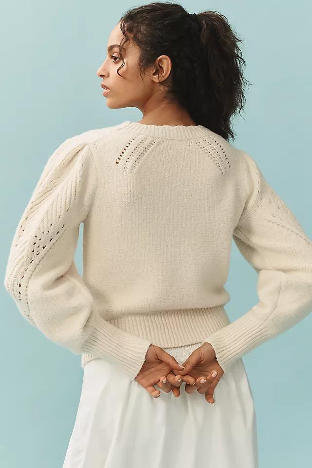 By Anthropologie Scalloped Collar Sweater Product Image