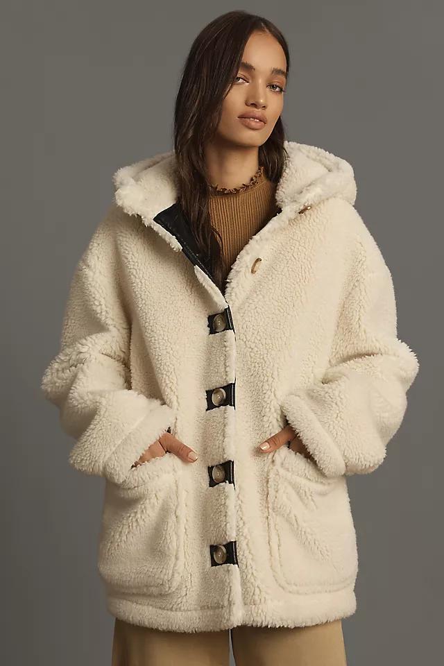 By Anthropologie Hooded Sherpa Jacket Product Image