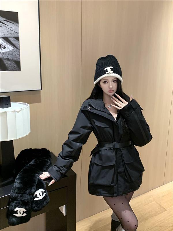 Stand-Collar Padded Coat Product Image