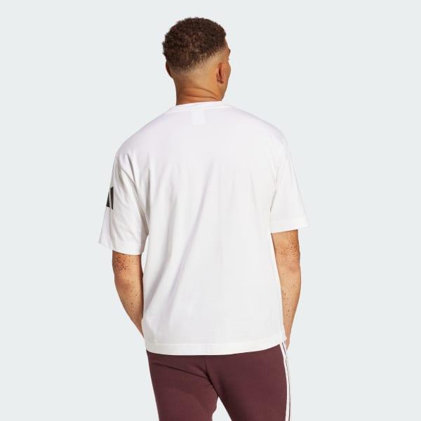 adidas Essentials Loose Fit 3 Bar Logo Tee Warm Clay 2XL Mens Product Image