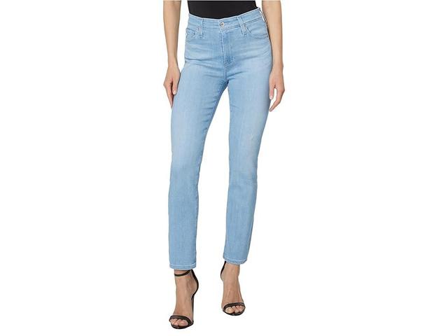 AG Jeans Mari High Rise Slim Straight Crop Jeans (Palm Beach) Women's Jeans Product Image