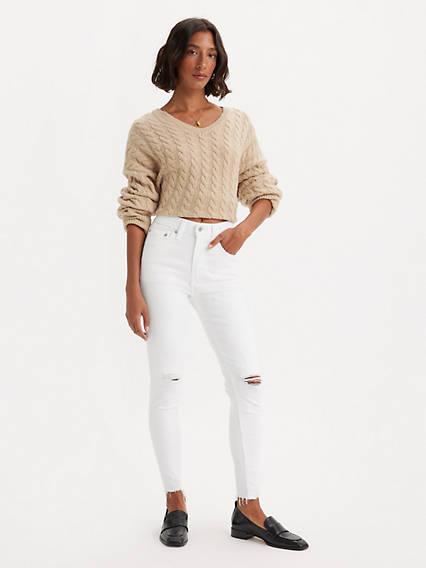 Levis 721 High Rise Skinny Womens Jeans Product Image