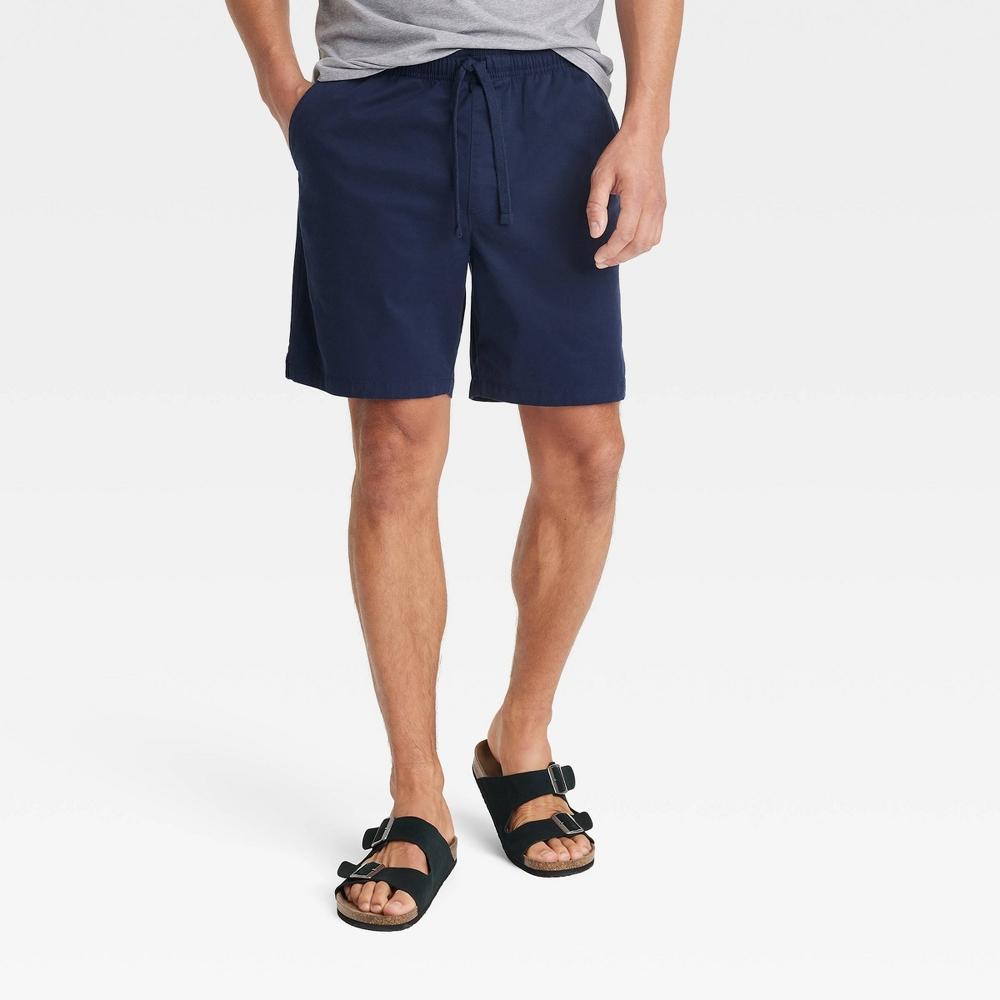 Mens 7 Everyday Pull-On Shorts - Goodfellow & Co Fighter Pilot Blue XS Product Image