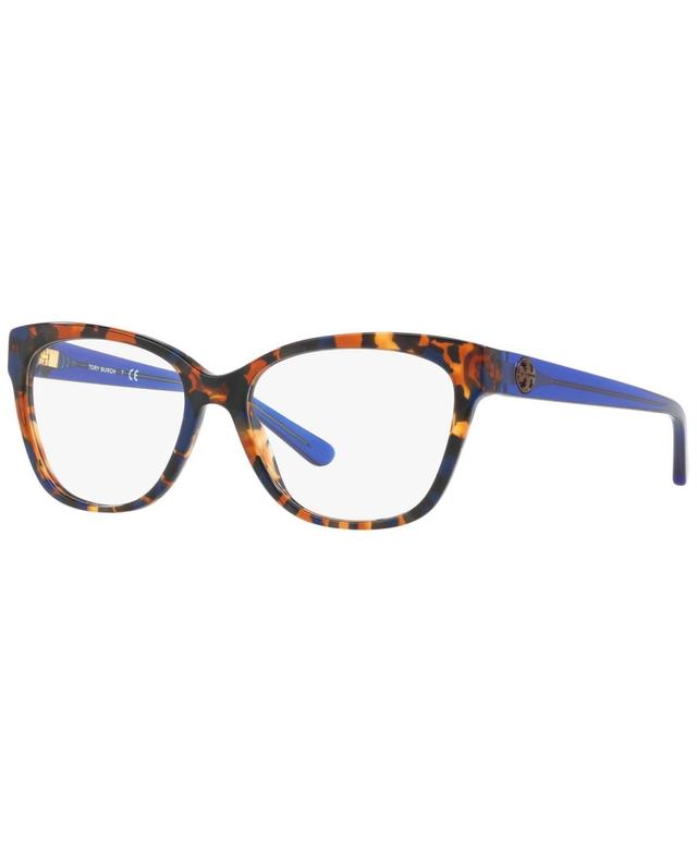 Tory Burch TY2079 Womens Square Eyeglasses - Tort Blue Product Image