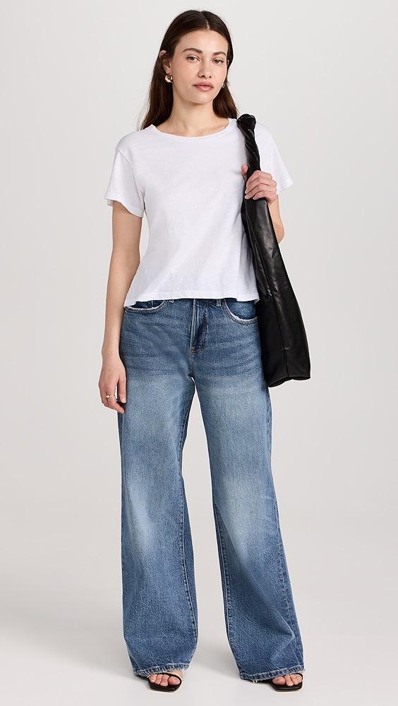 LNA Shaden Cotton Crew Tee | Shopbop Product Image