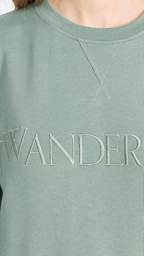 JW Anderson Logo Embroidery Sweatshirt | Shopbop Product Image