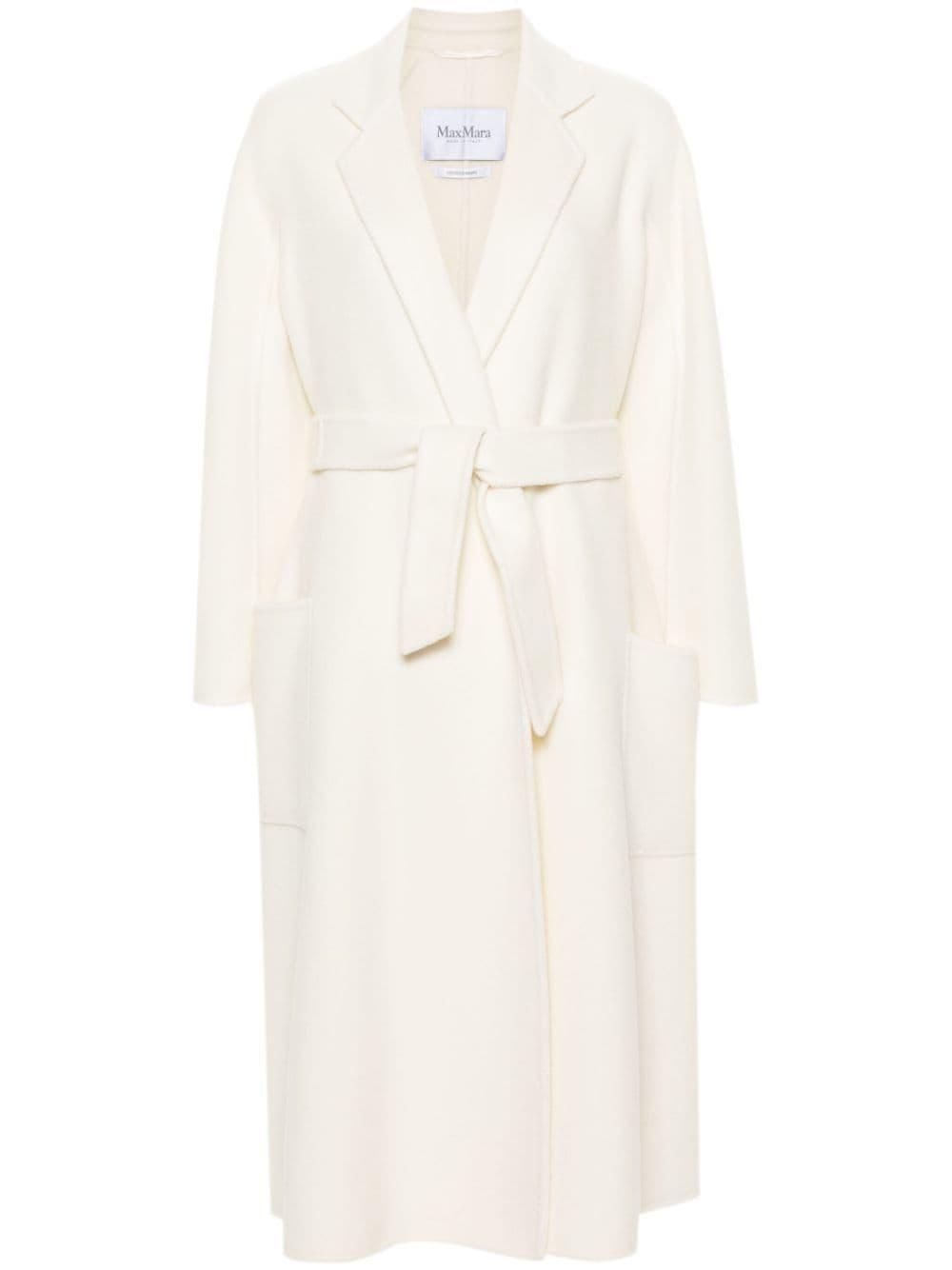 Ludmilla Cashmere Coat In White Product Image