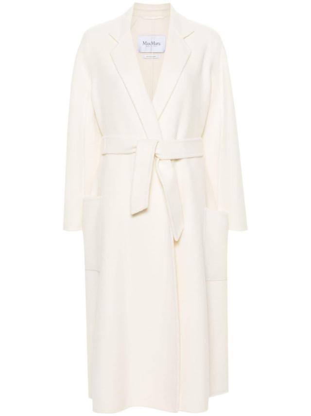 Ludmilla Cashmere Coat In White Product Image