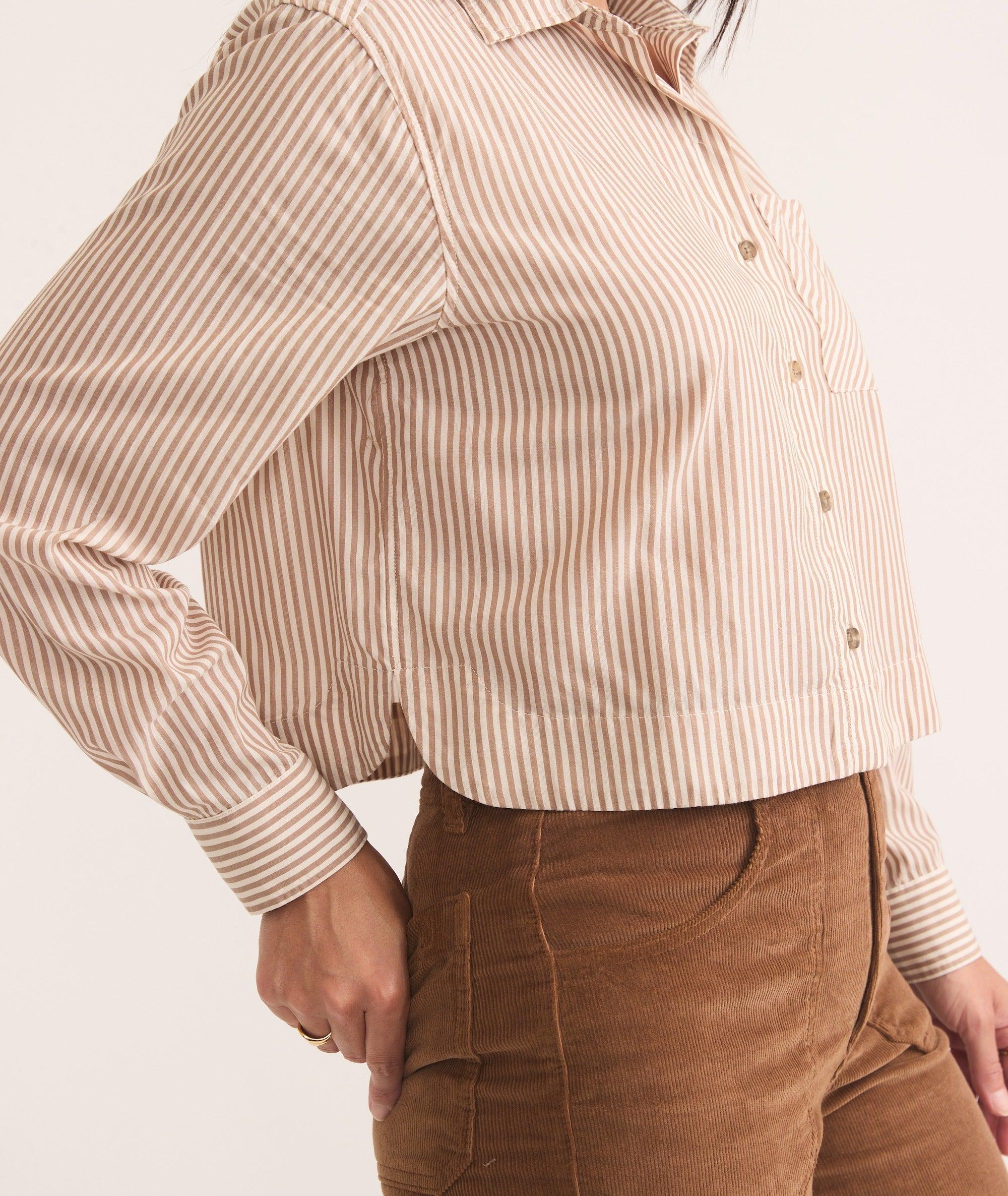 Mila Straight Hem Button Down Product Image