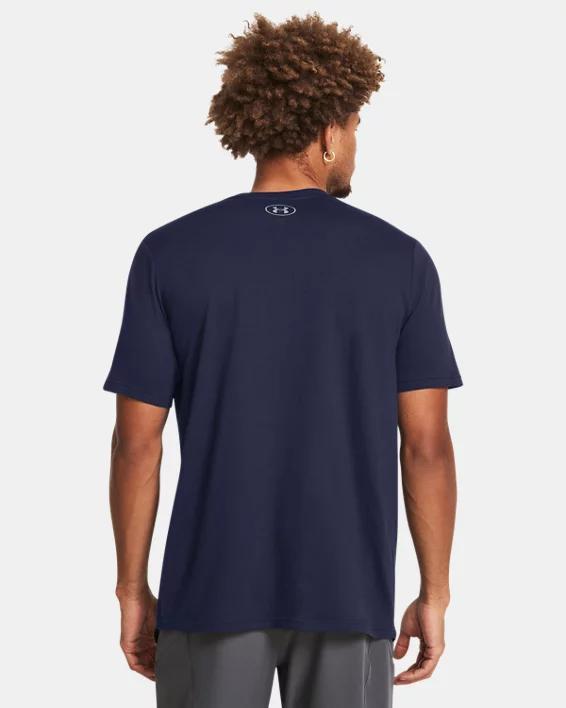 Men's UA Performance Cotton Collegiate Short Sleeve Product Image