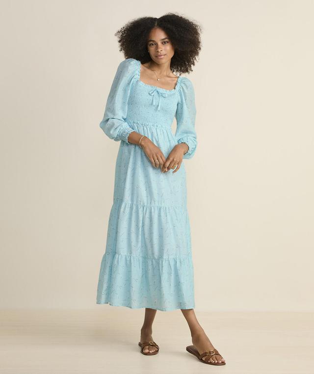 Tiered Smocked Long Sleeve Dress Product Image