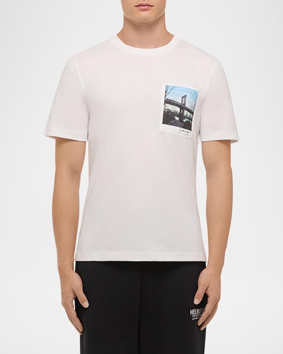 Men's Postcard Patch T-Shirt Product Image