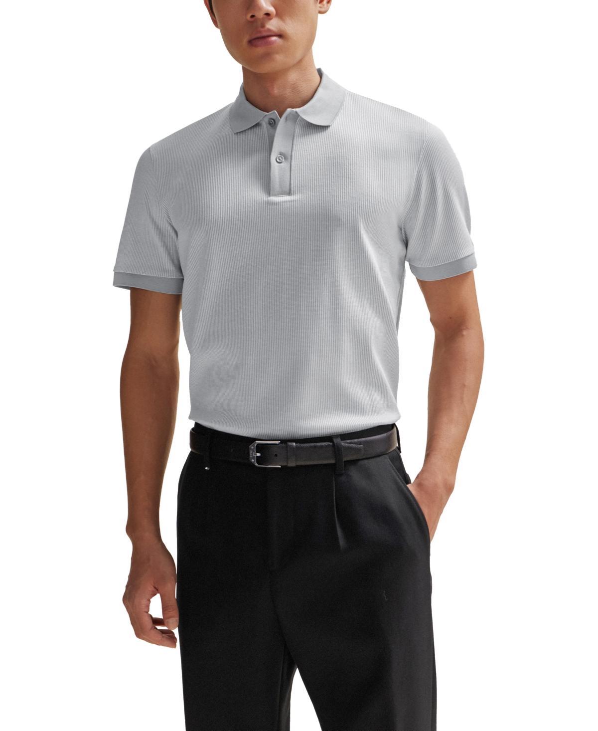 Boss by Hugo Boss Mens Structured Polo Shirt Product Image