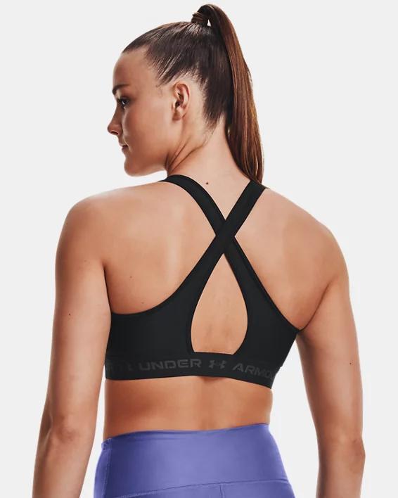 Women's Armour® Mid Crossback Sports Bra Product Image