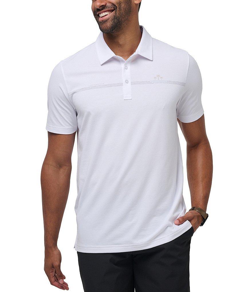 TravisMathew Bay Break Short Sleeve Polo Shirt Product Image