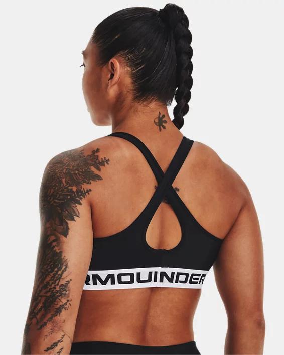 Women's Armour® Mid Crossback Sports Bra Product Image