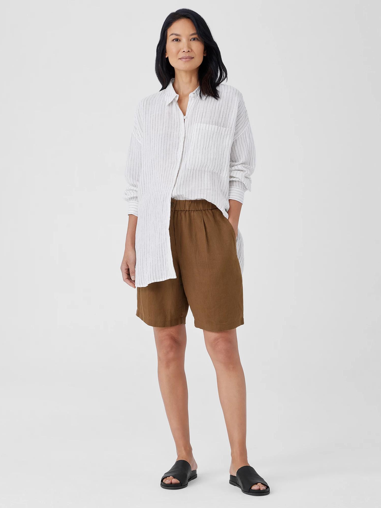 EILEEN FISHER Organic Linen Shortsfemale product image