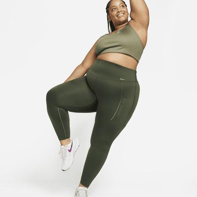 Nike Go Women's Firm-Support High-Waisted Full-Length Leggings with Pockets (Plus Size) Product Image